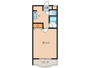 クレスト中津（Ⅰ）の物件間取画像